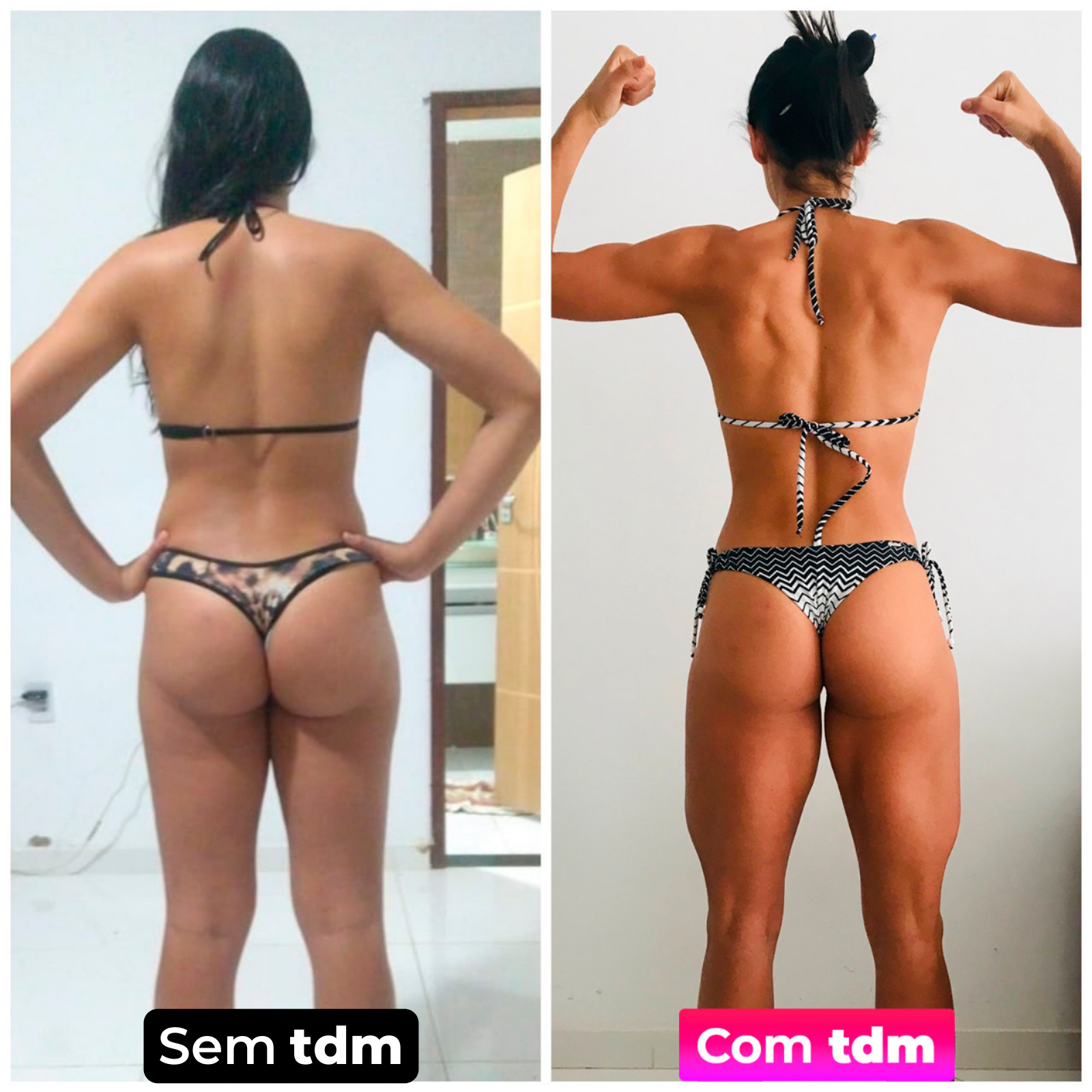 Antes e depois da tdm 3